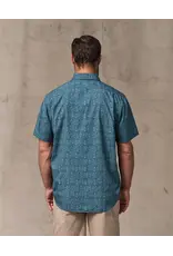 Filson FIlson Washed Short Sleeve Feather Cloth Shirt Blue Print