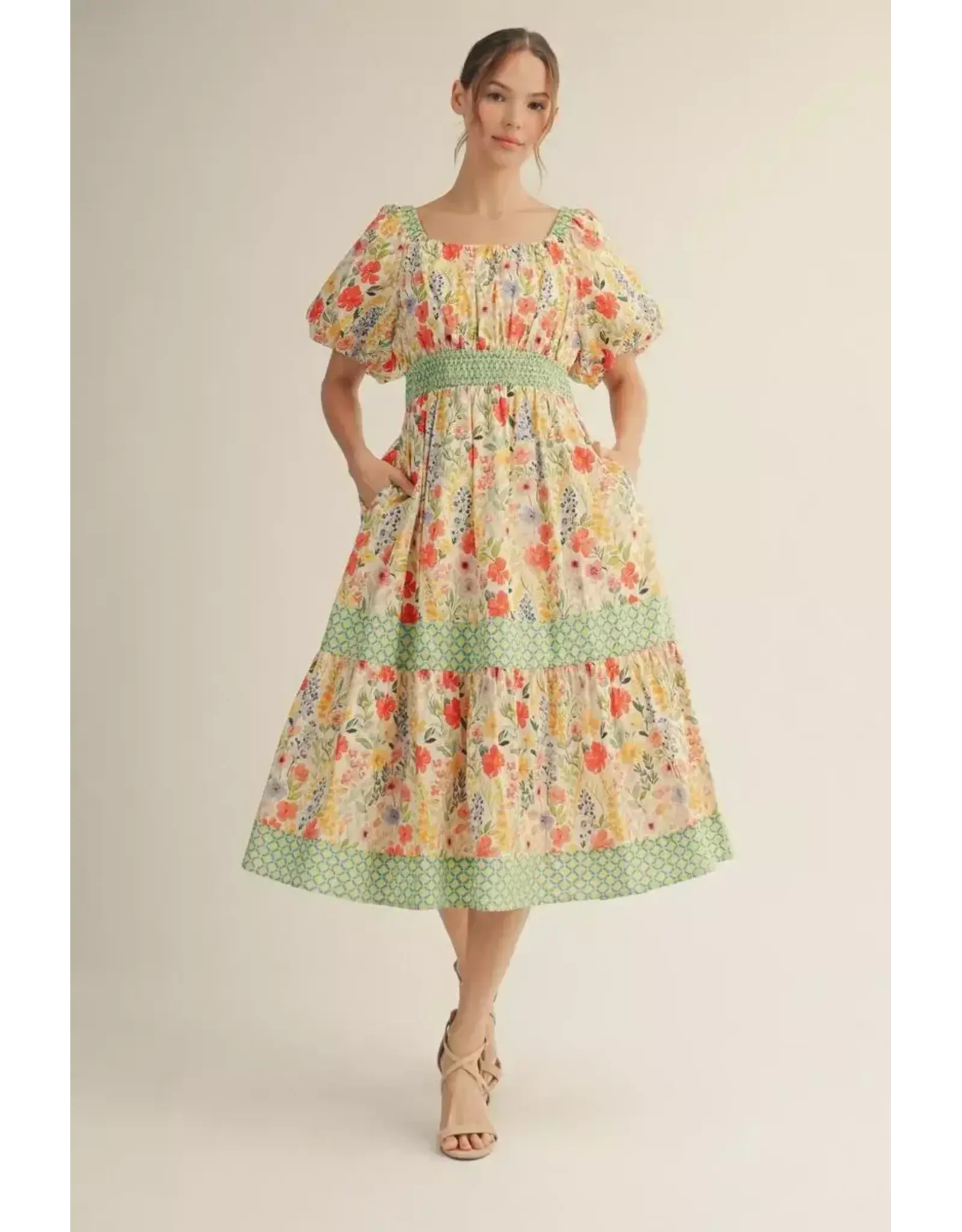 Twila Romantic Floral Dress