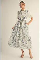 Titania Blue Floral Dress