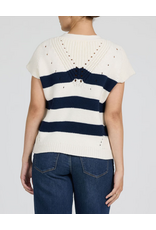Dear John Denim Dear John Una Sweater Black Iris Stripe