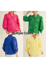 Anna Textured Floral Top