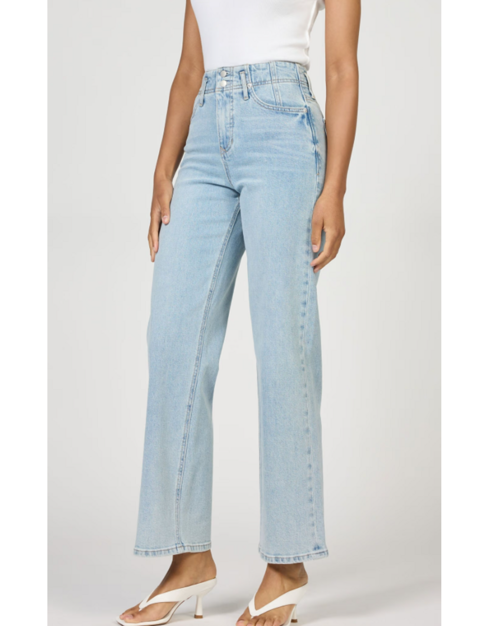 Dear John Denim Dear John Holly High Rise Straight Leg Jean Morning Sky