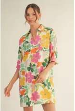 Tori Floral Shift Dress