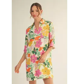 Tori Floral Shift Dress