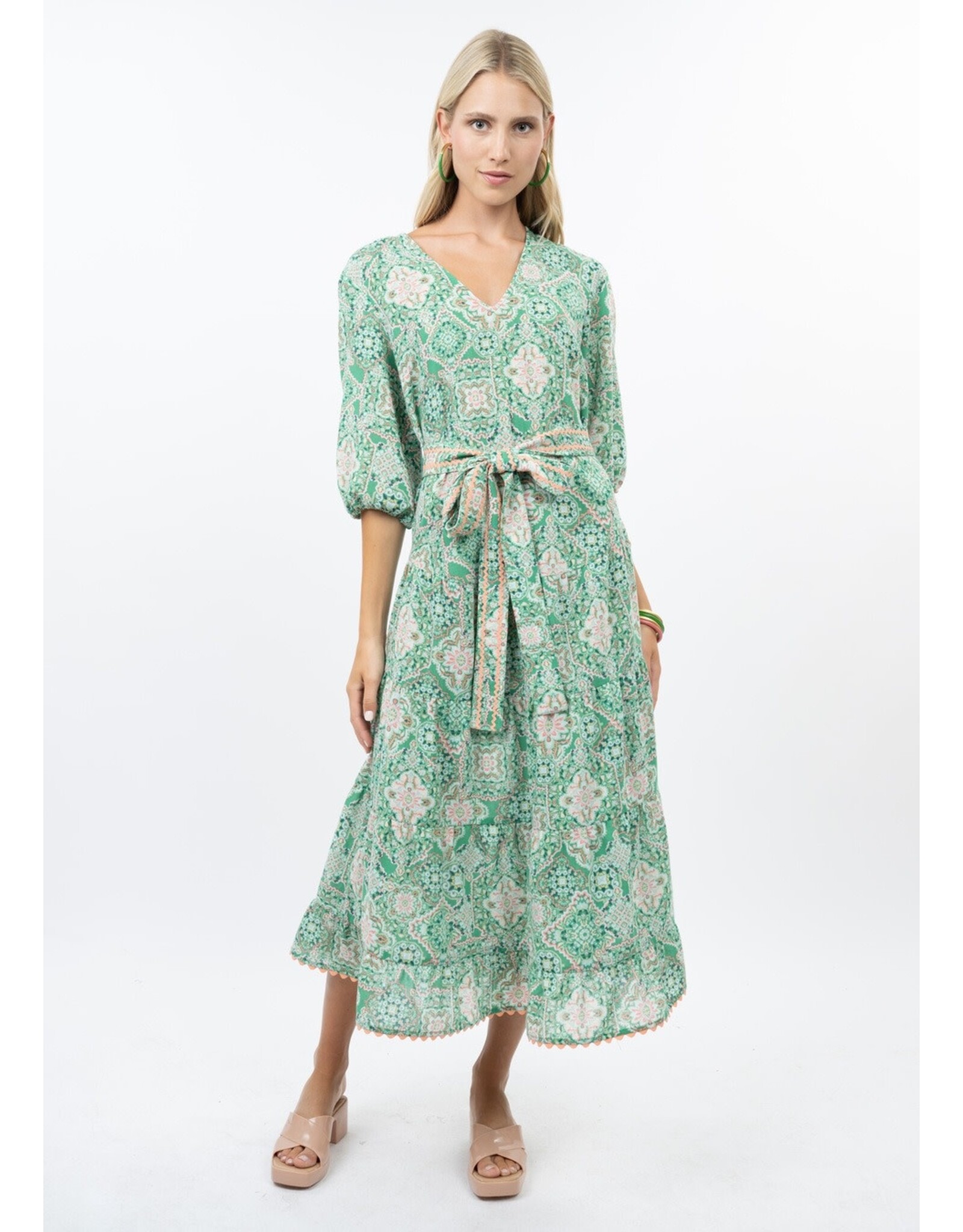 Uncle Frank Uncle Frank Midi Tiered Dress