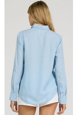 Dear John Denim Dear John Star Long Sleeve Shirt Carolina Blue