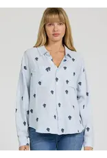 Dear John Denim Dear John Adriana Long Sleeve Embroidery Top