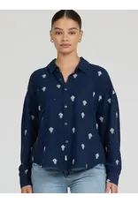 Dear John Denim Dear John Adriana Long Sleeve Embroidery Top