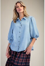 Skylar Skyblue Tencel Shirt