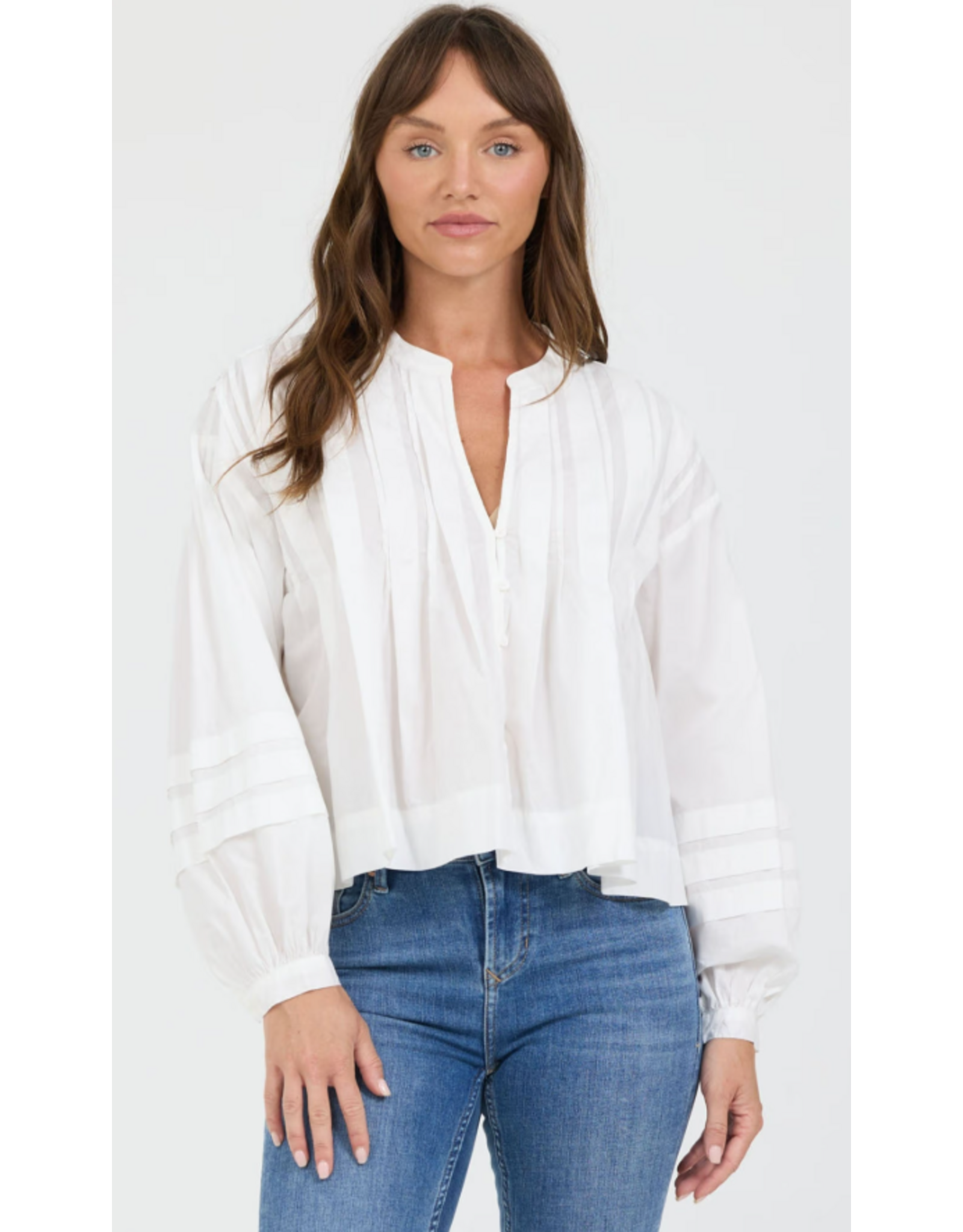 Dear John Denim Dear John Shonda Top White