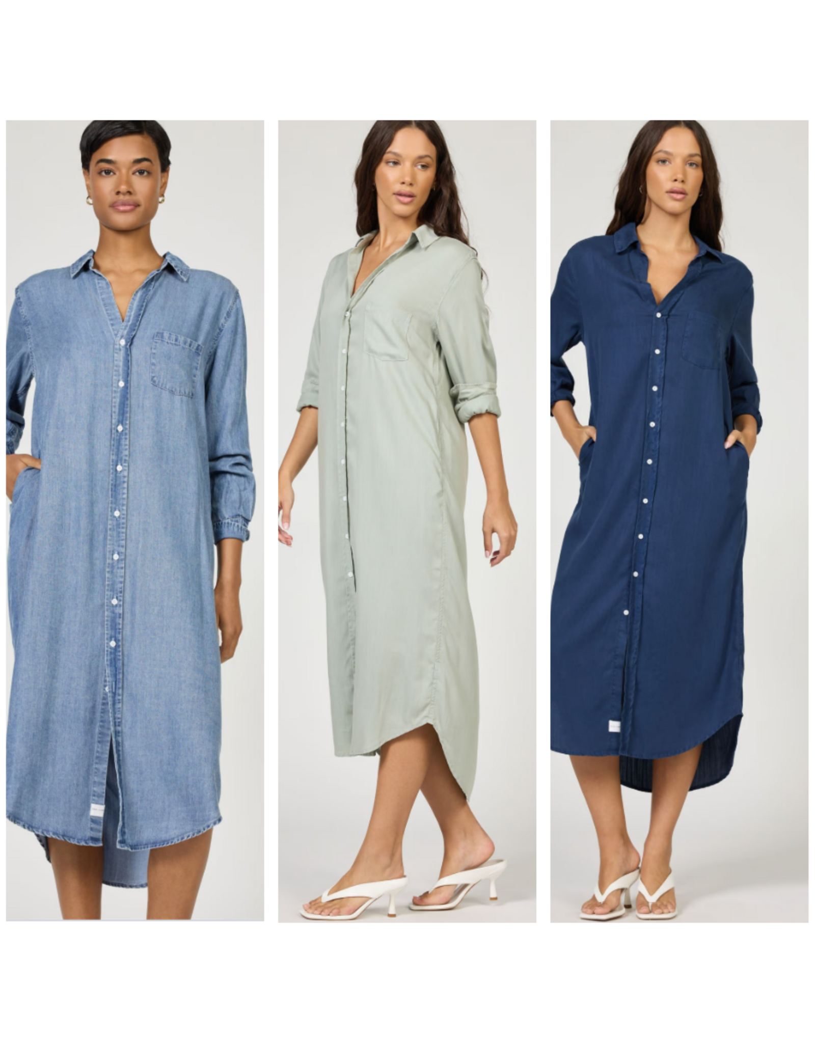 Dear John Denim Dear John Galina Tencel Shirt Dress