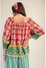 Shiloh Floral Swing Top