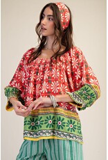 Shiloh Floral Swing Top