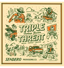 Sendero Triple Threat Bandana Green