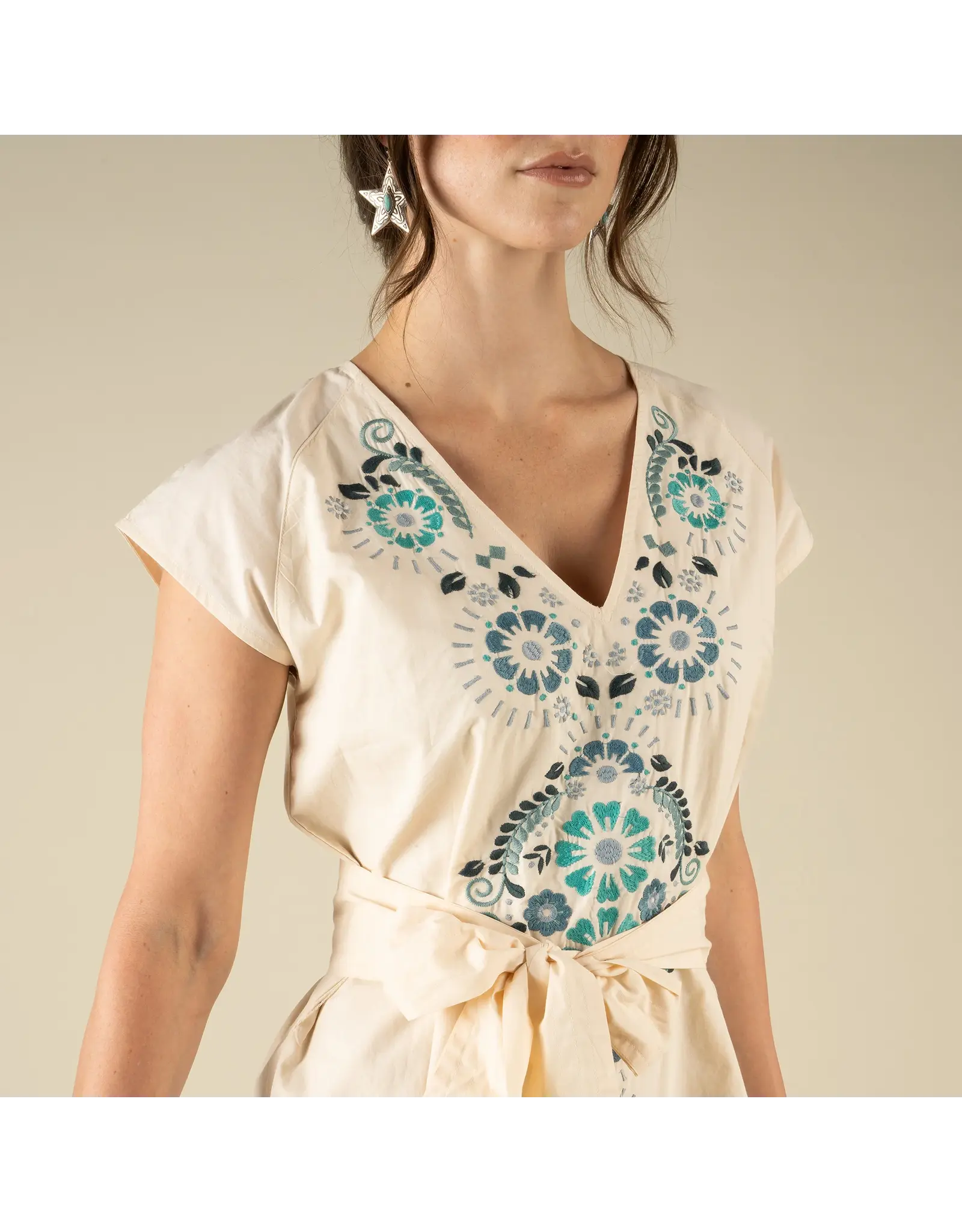 Sendero The Emilia Dress Ivory