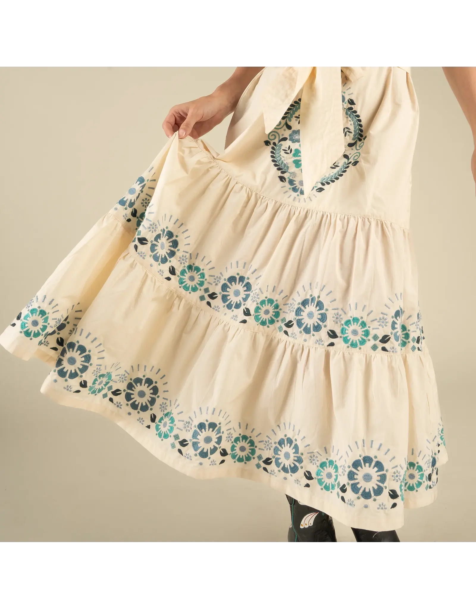 Sendero The Emilia Dress Ivory