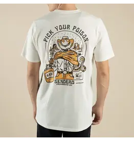 Sendero Pick Your Poison T Shirt Vintage White