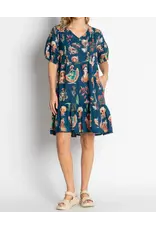 Arriba Navy Dress