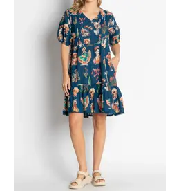 Arriba Navy Dress