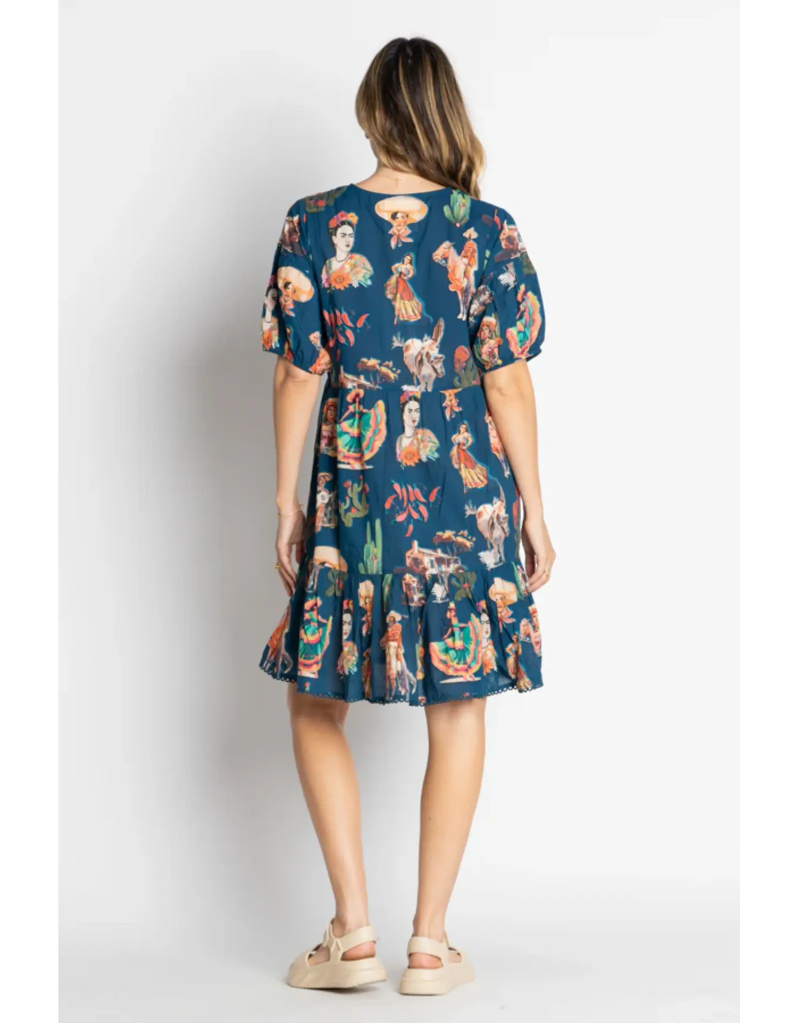 Arriba Navy Dress