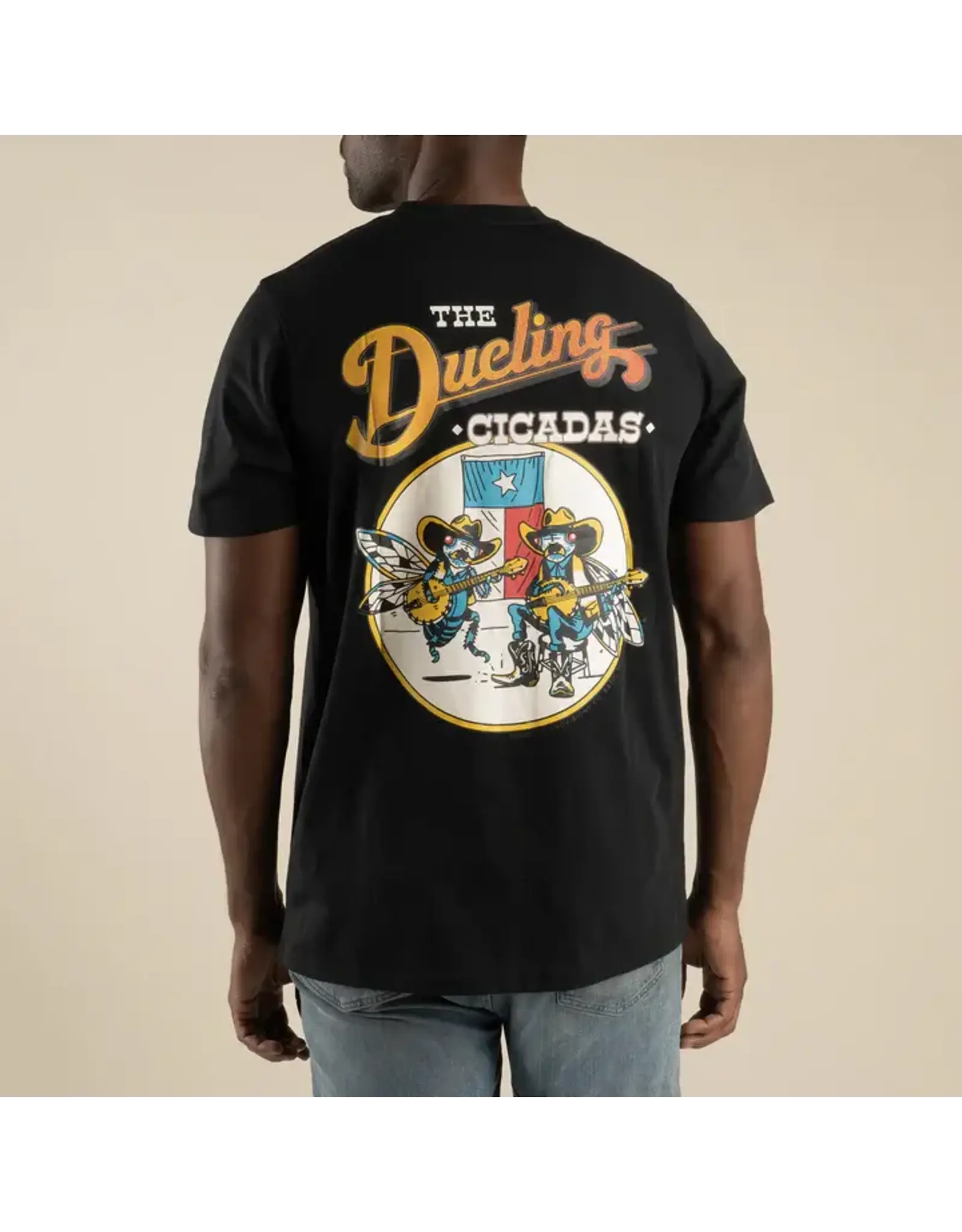 Sendero Dueling Cicadas T Shirt Black