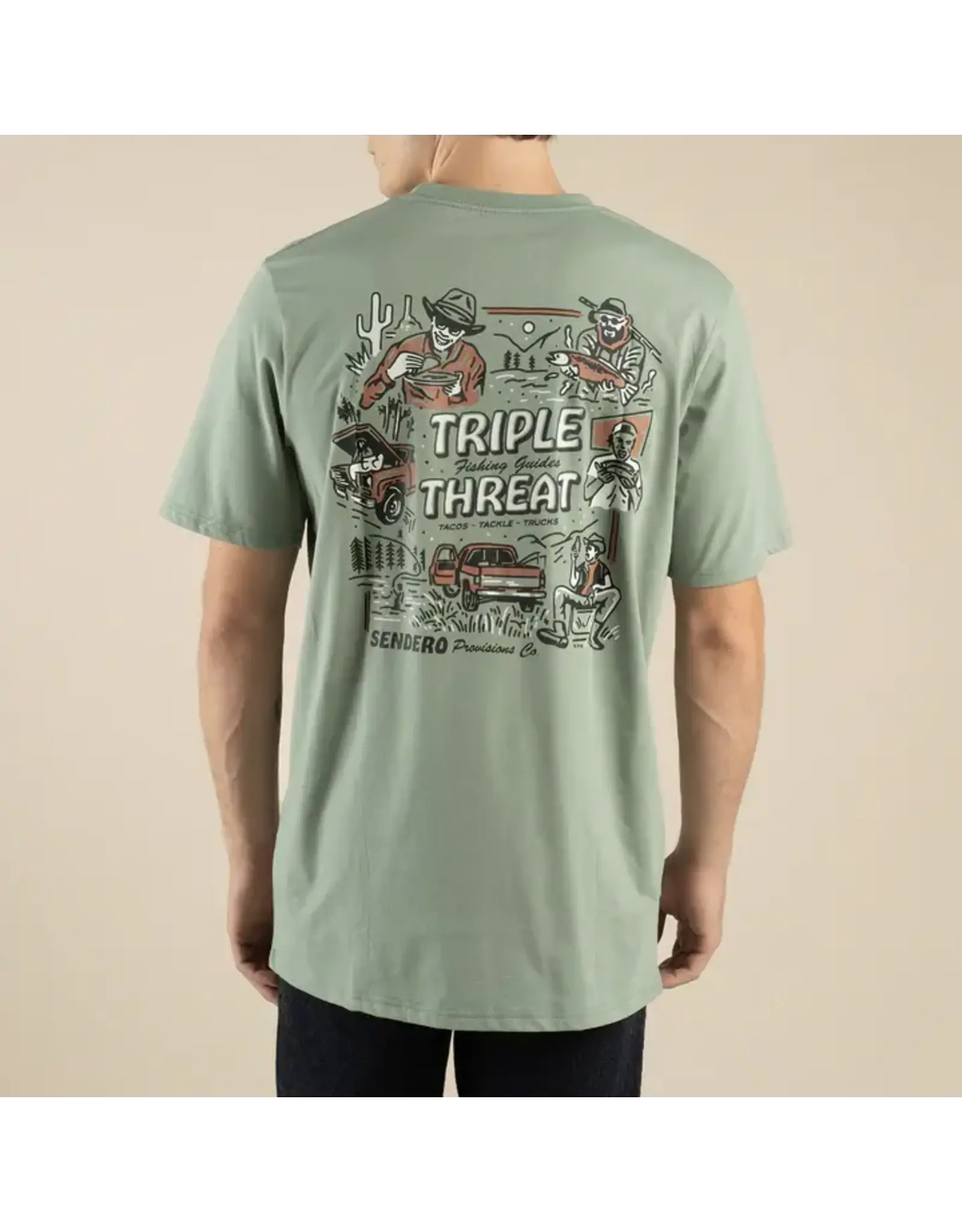 Sendero Triple Threat T Shirt Laguna