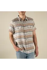 Sendero Boquillas Short Sleeve Shirt Sonoita Stripe Brown/Blue