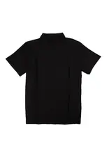 Sendero Caballero Guayabera Short Sleeve Shirt Black