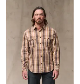 Filson FIlson Washed Feather Cloth Shirt Brown Multi Color Plaid