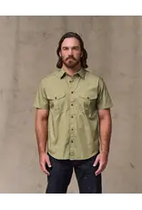 Filson Filson Washed Short Sleeve Feather Cloth Shirt Lakebed