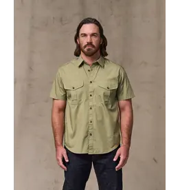 Filson Filson Washed Short Sleeve Feather Cloth Shirt Lakebed