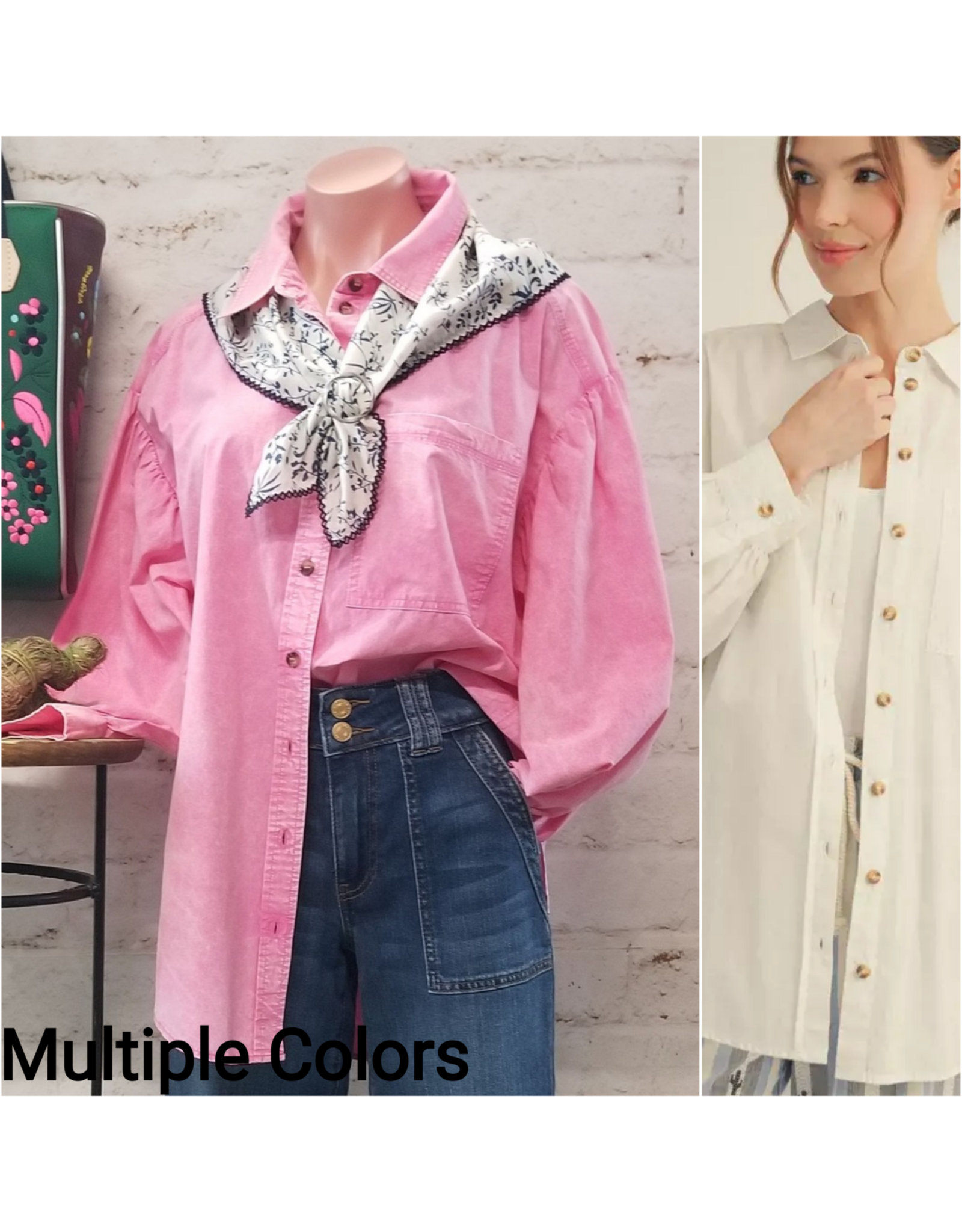 Tiana Long Sleeve Button Down