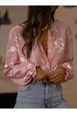 Priscilla Floral Embroidery Shirt