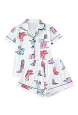 Dallie Cowboy Boot Pajama Set