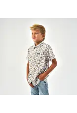 Burlebo Burlebo Youth Performance Button Up In To The Wild