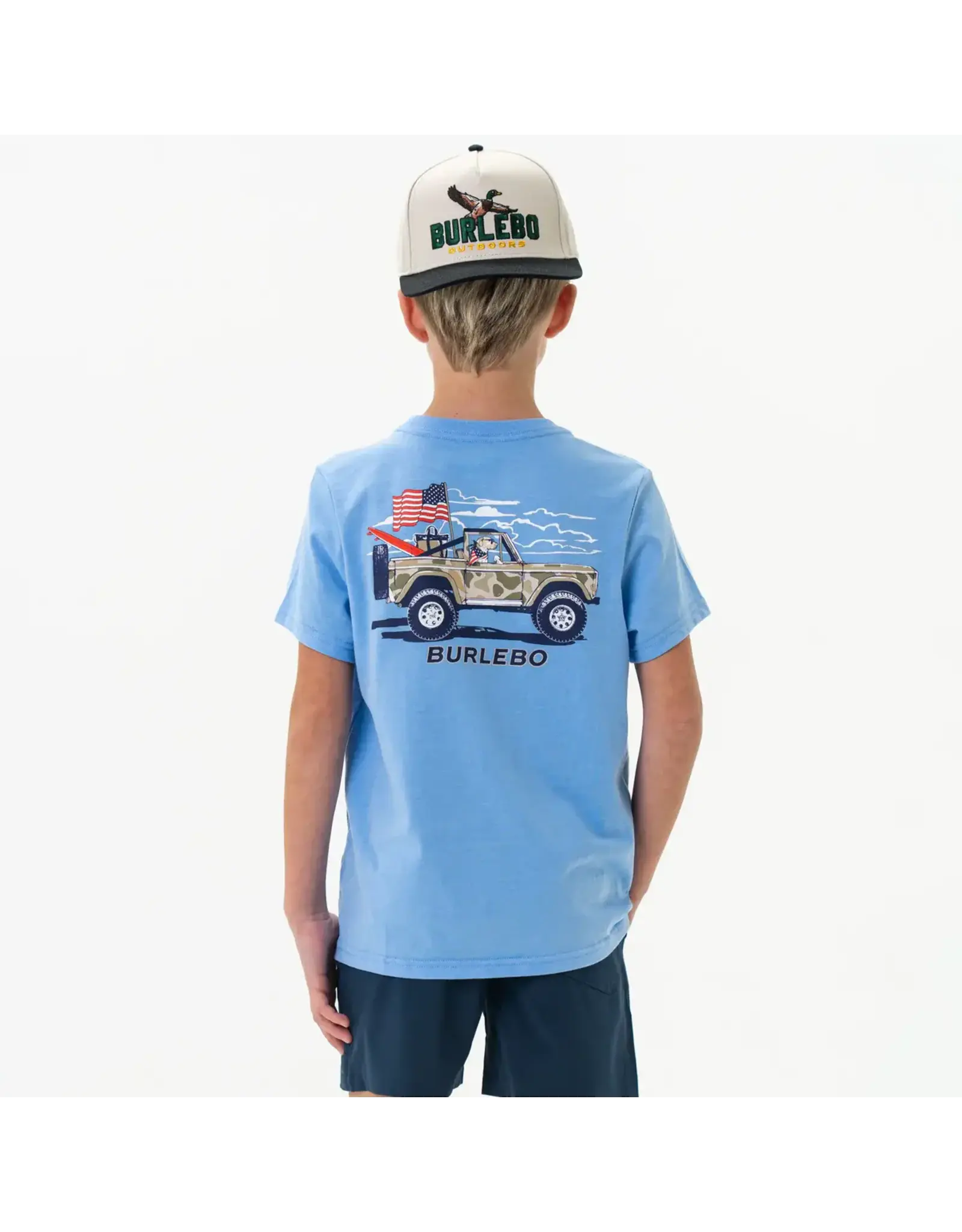 Burlebo Burlebo Youth Tee Camo Beach Cruiser