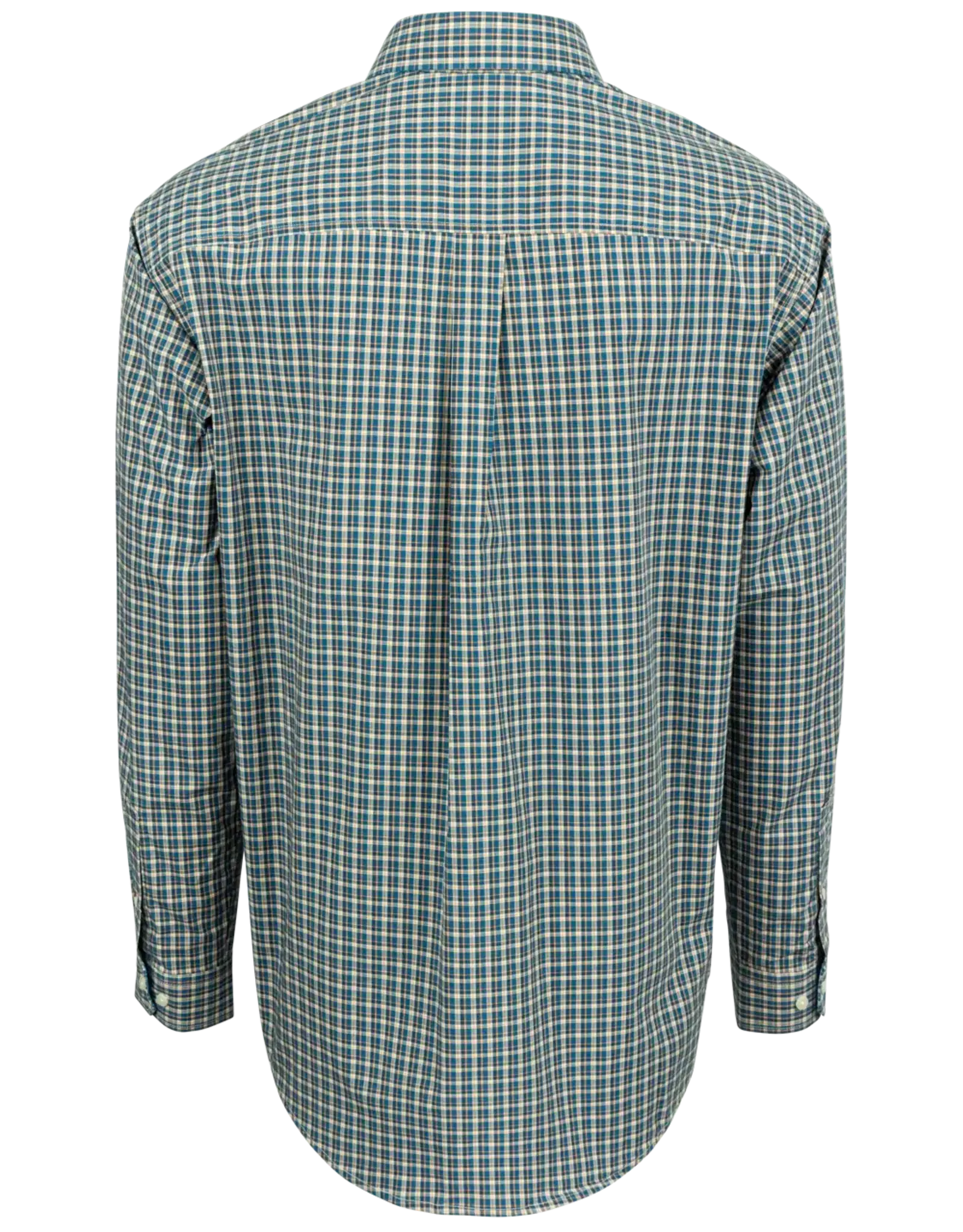 Cinch Cinch Men's Long Sleeve Blue Plaid Shirt
