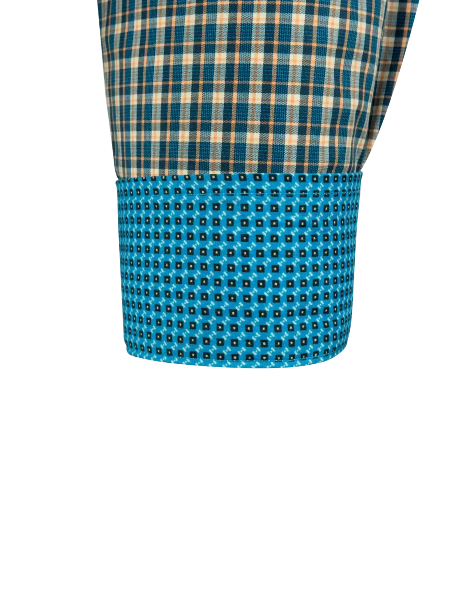 Cinch Cinch Men's Long Sleeve Blue Plaid Shirt