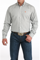 Cinch Cinch Men's Long Sleeve Cream Print Shirt