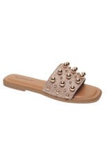 Pierre Dumas Empress Sandal New Tan