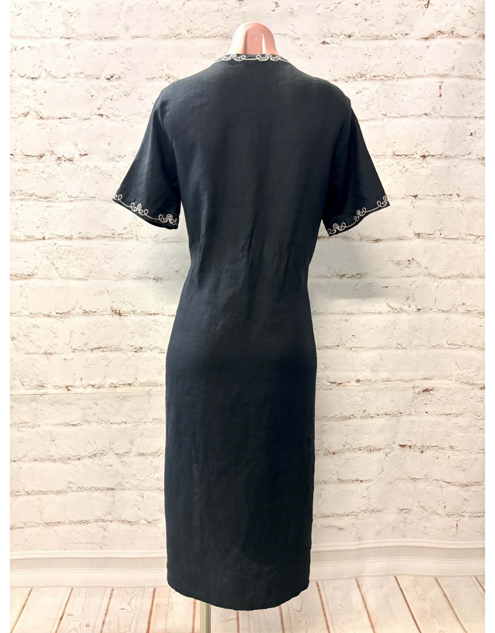 Johnny Was Johnny Was Henley Midi Dress Henrik