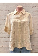 Johnny Was Johnny Was Short Kimono Sleeve Shirt Randal