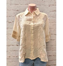 Johnny Was Johnny Was Short Kimono Sleeve Shirt Randal