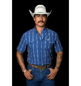 Ferrell The Maverick in Blue Short Sleeve Snap