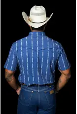 Ferrell The Maverick in Blue Short Sleeve Snap