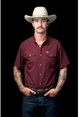 Ferrell CORE Maroon Short Sleeve Snap Shirt