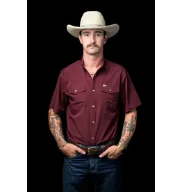 Ferrell CORE Maroon Short Sleeve Snap Shirt