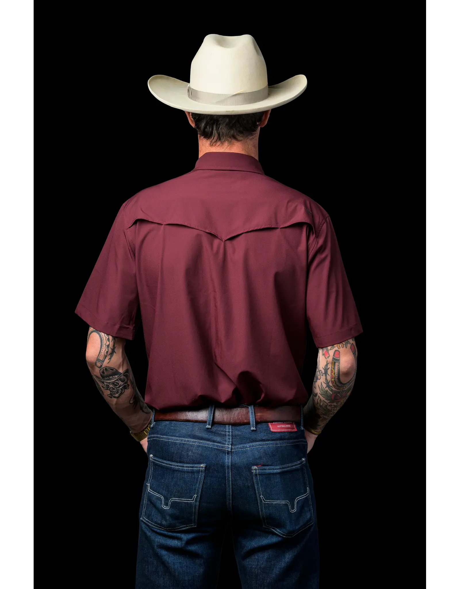 Ferrell CORE Maroon Short Sleeve Snap Shirt