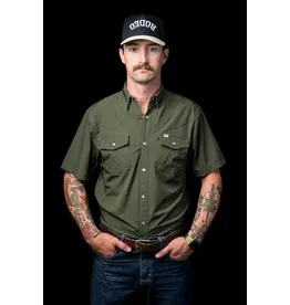 Ferrell CORE Olive Green Short Sleeve Snap Shirt