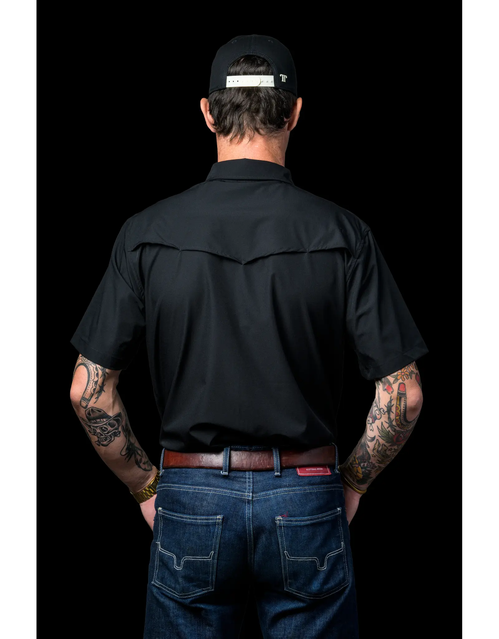 Ferrell CORE Black Short Sleeve Snap Shirt